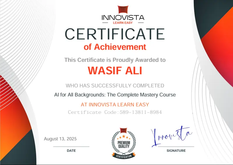 AI for All Backgrounds Certificate
